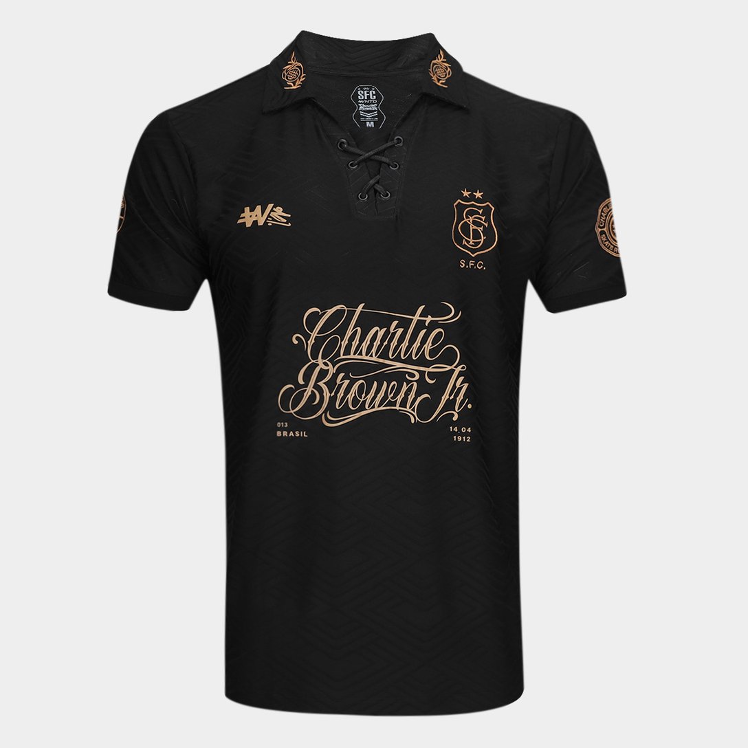 Camisa Polo Santos Orgulho da Baixada Masculina - Preto
